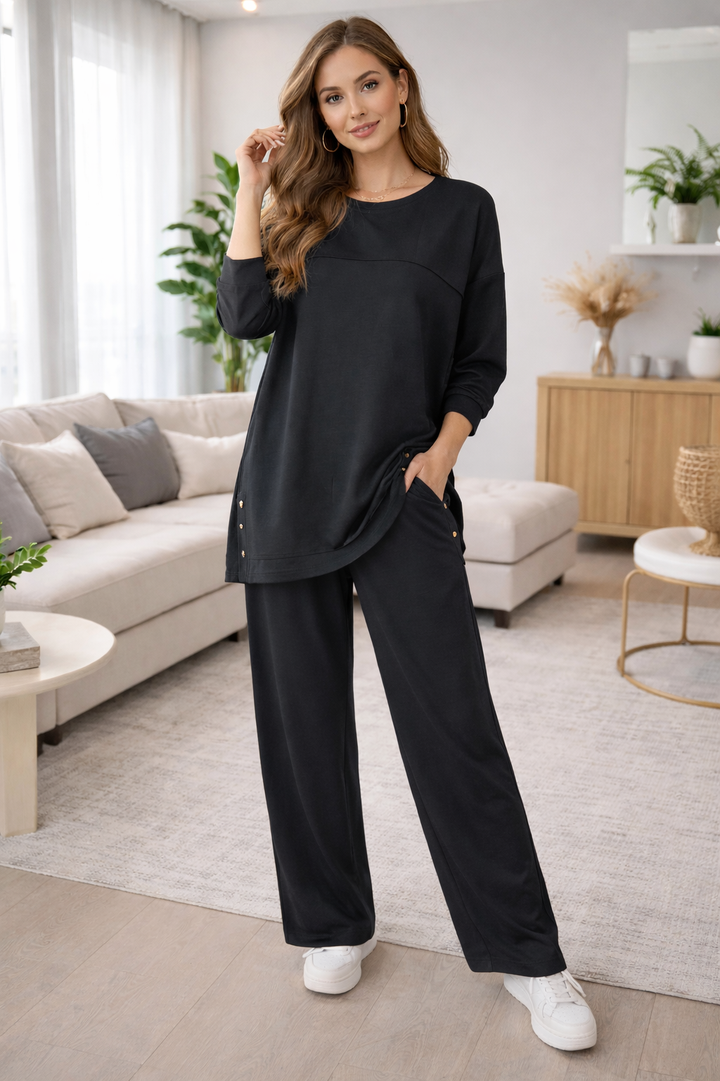 Siyah eşofman takım 